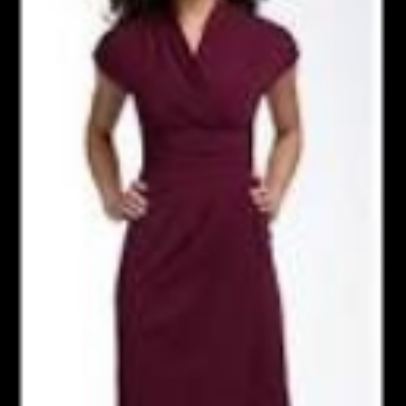 Maggy London Burgundy Dress - Picture 1 of 2